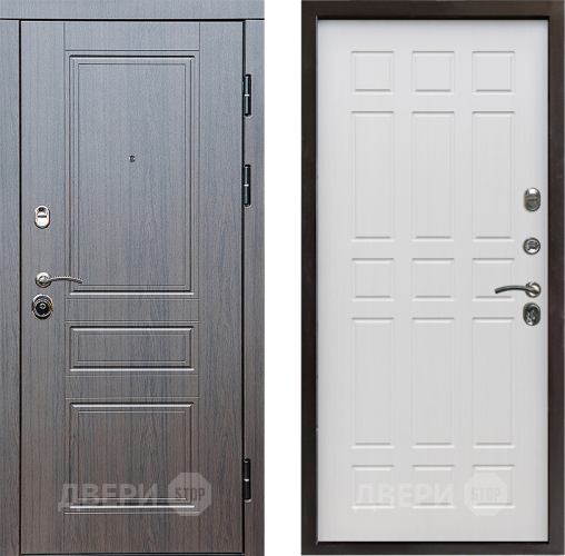 Входная металлическая Дверь Престиж Классика Венге Спарта Лиственница белая в Рузе