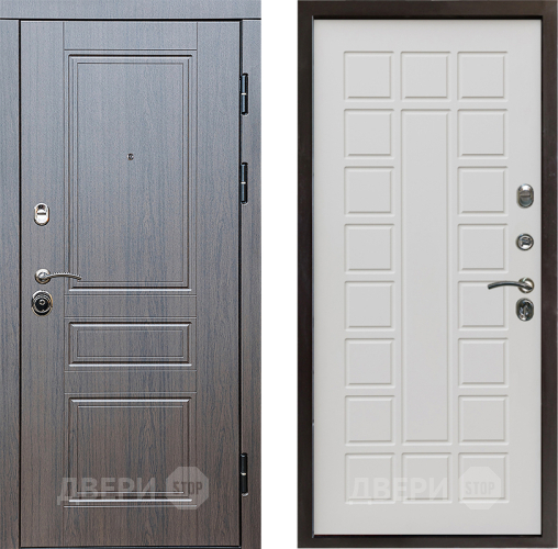 Входная металлическая Дверь Престиж Классика Венге Престиж Бежевый мат в Рузе