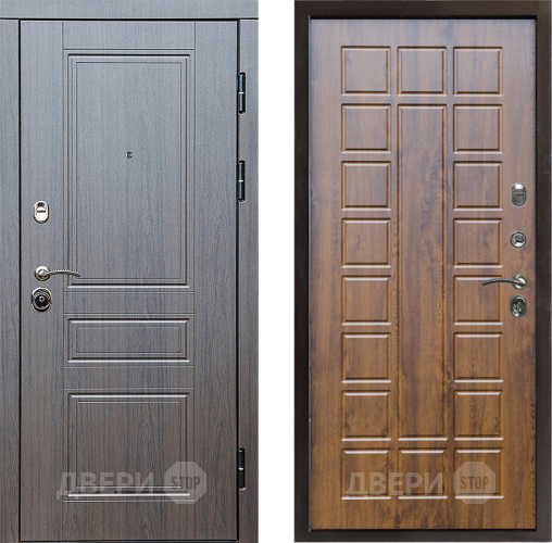 Входная металлическая Дверь Престиж Классика Венге Престиж Дуб в Рузе