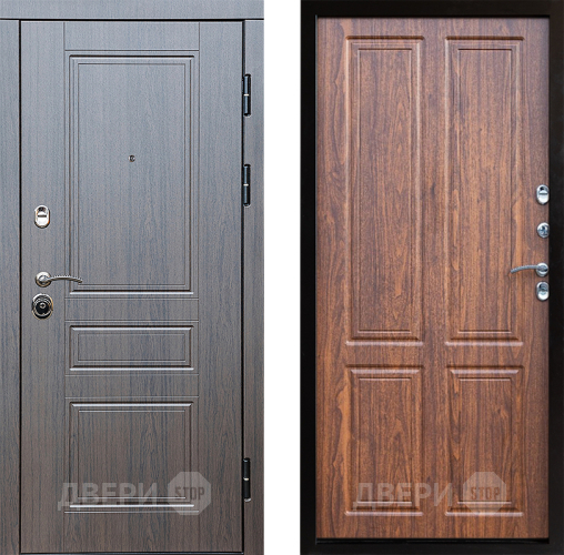 Входная металлическая Дверь Престиж Классика Венге Премиум Орех светлый в Рузе