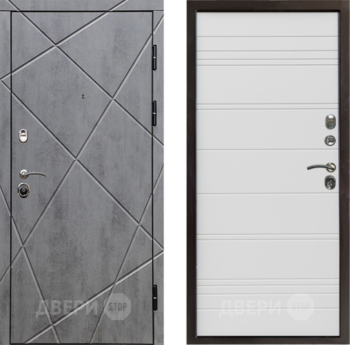 Дверь Престиж Лучи Line Белый в Рузе