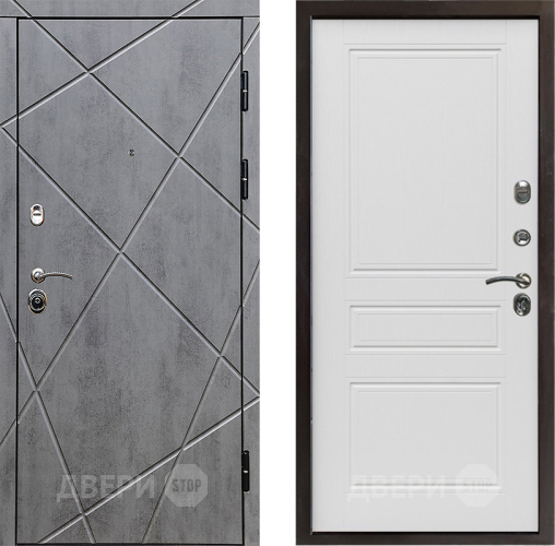 Входная металлическая Дверь Престиж Лучи Классика Лиственница белая в Рузе