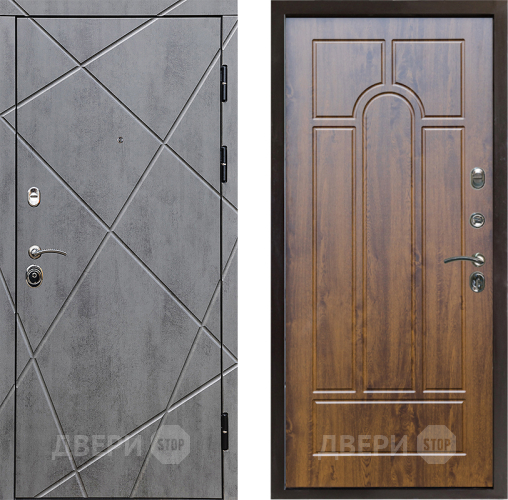 Входная металлическая Дверь Престиж Лучи Арка Дуб в Рузе