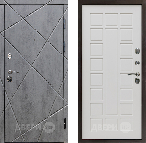 Входная металлическая Дверь Престиж Лучи Престиж Бежевый мат в Рузе