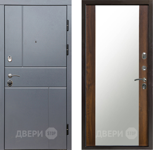 Дверь Престиж Горизонт Грэй Зеркало Дуб в Рузе