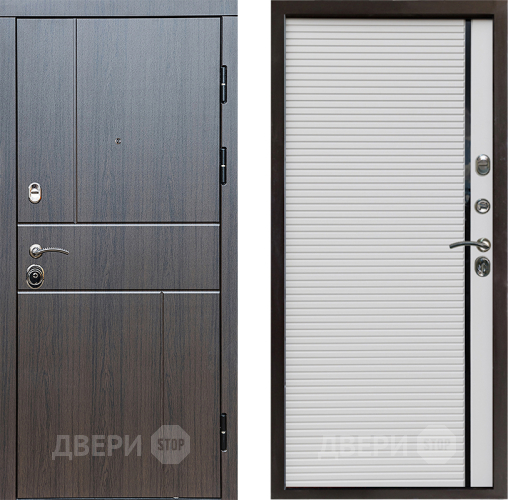 Входная металлическая Дверь Престиж Горизонт Венге Porte Белый в Рузе