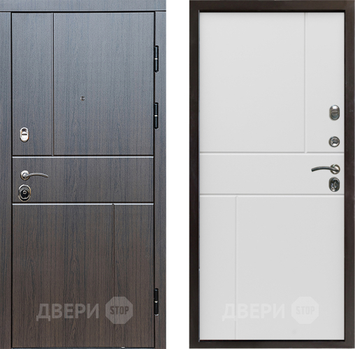 Входная металлическая Дверь Престиж Горизонт Венге Горизонт Бетон белый в Рузе