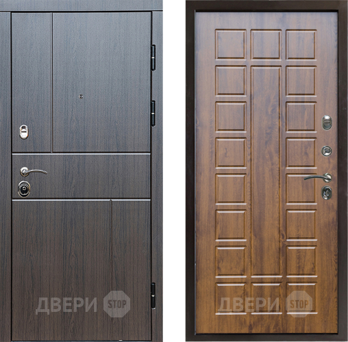 Входная металлическая Дверь Престиж Горизонт Венге Престиж Дуб в Рузе