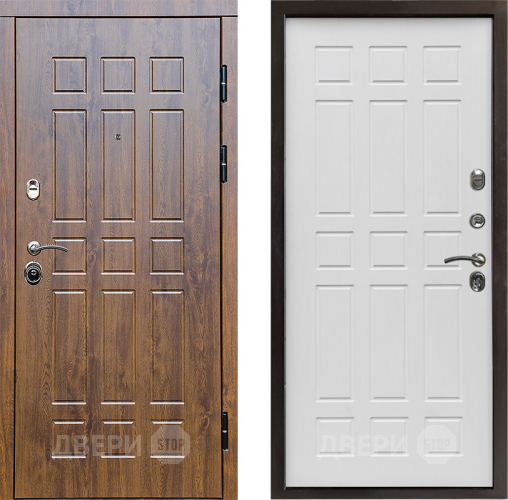 Входная металлическая Дверь Престиж Стандарт Спарта Белое дерево в Рузе