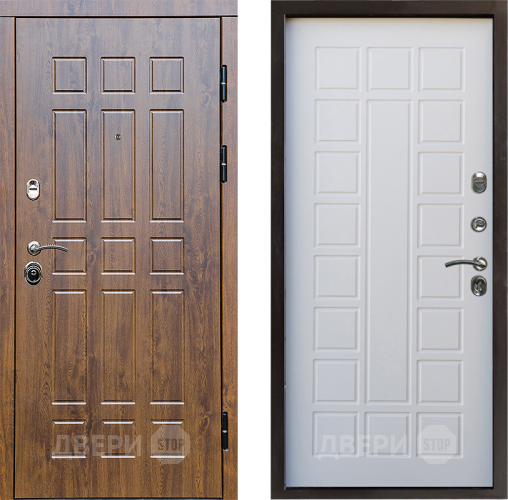 Входная металлическая Дверь Престиж Стандарт Престиж Белое дерево в Рузе