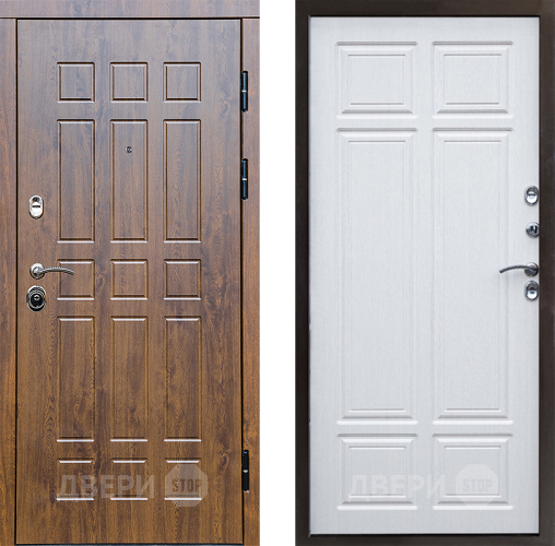 Входная металлическая Дверь Престиж Стандарт Премиум Лиственница белая в Рузе