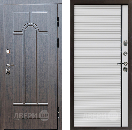 Входная металлическая Дверь Престиж Арка Porte Белый в Рузе