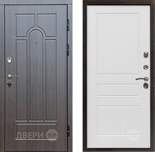 Дверь Престиж Арка Классика Белое дерево в Рузе