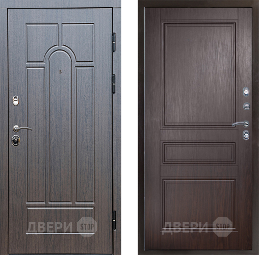 Входная металлическая Дверь Престиж Арка Классика Венге в Рузе