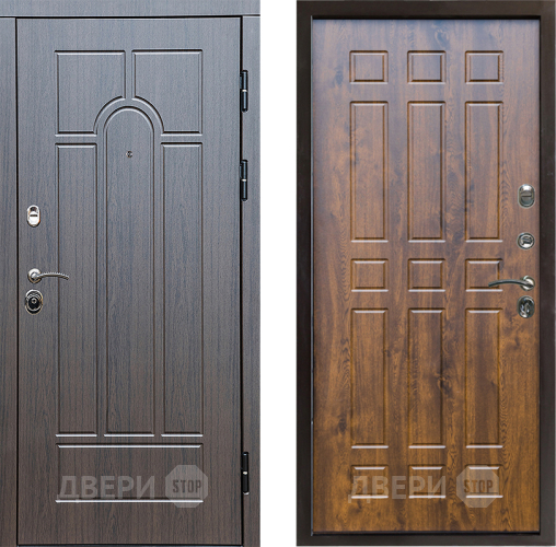 Входная металлическая Дверь Престиж Арка Спарта Дуб в Рузе