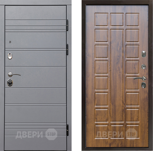 Входная металлическая Дверь Престиж Линия Грэй Престиж Дуб в Рузе