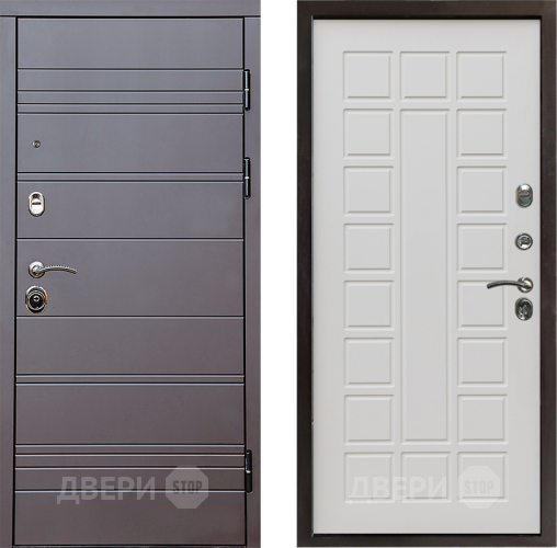 Входная металлическая Дверь Престиж Линия Браун Престиж Бежевый мат в Рузе