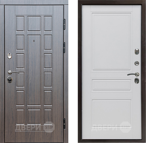 Входная металлическая Дверь Престиж Престиж Классика Белый матовый в Рузе