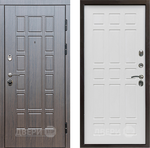 Входная металлическая Дверь Престиж Престиж Спарта Белое дерево в Рузе