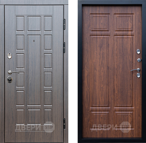 Входная металлическая Дверь Престиж Престиж Премиум Орех темный в Рузе