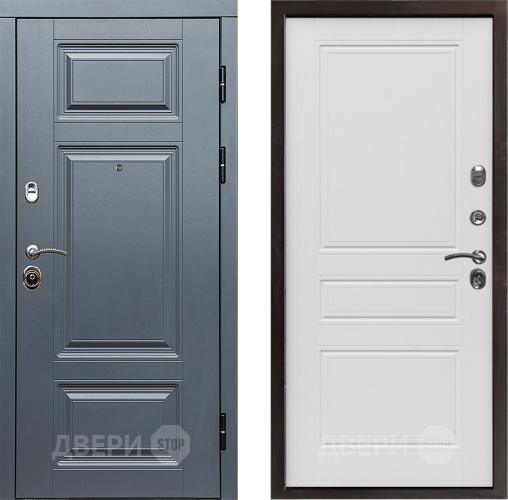 Входная металлическая Дверь Престиж Премиум Классика Лиственница белая в Рузе