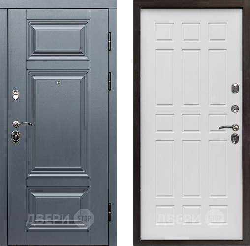 Входная металлическая Дверь Престиж Премиум Спарта Белое дерево в Рузе