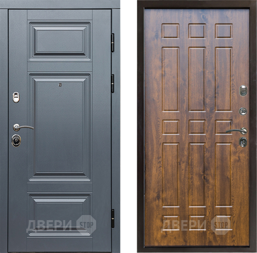 Входная металлическая Дверь Престиж Премиум Спарта Дуб в Рузе