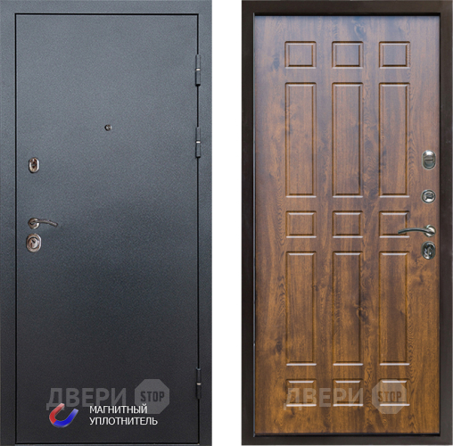 Входная металлическая Дверь Престиж Графит Спарта Дуб в Рузе