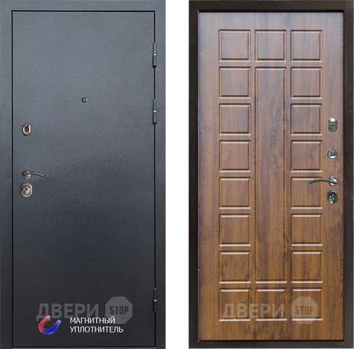 Входная металлическая Дверь Престиж Графит Престиж Дуб в Рузе