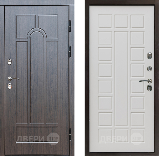 Входная металлическая Дверь Престиж TERMO с терморазрывом Арка Престиж Бежевый мат в Рузе