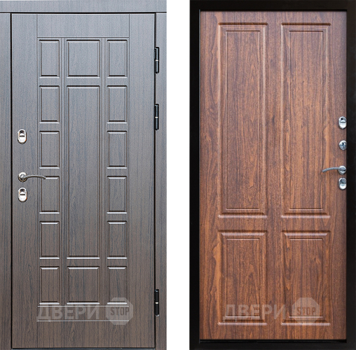 Входная металлическая Дверь Престиж TERMO с терморазрывом Престиж Премиум Орех светлый в Рузе