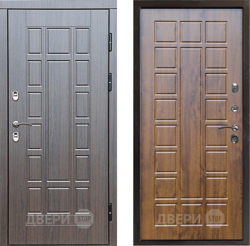 Входная металлическая Дверь Престиж TERMO с терморазрывом Престиж Престиж Дуб в Рузе