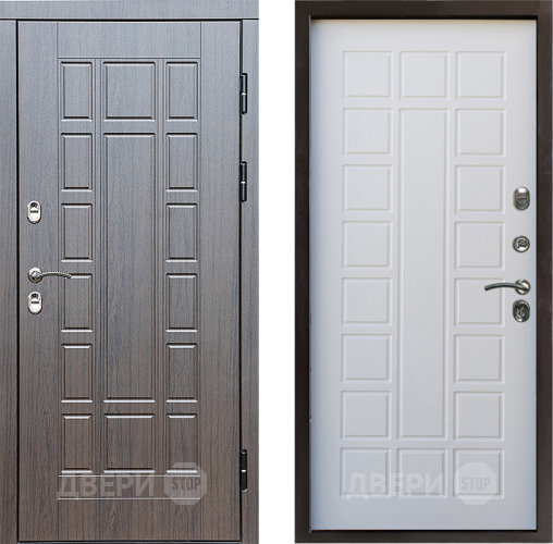 Входная металлическая Дверь Престиж TERMO с терморазрывом Престиж Престиж Белое дерево в Рузе