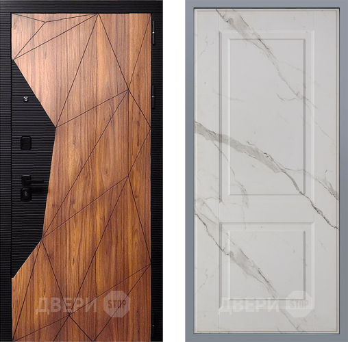 Дверь Заводские двери Морра Доррен Мрамор белый в Рузе