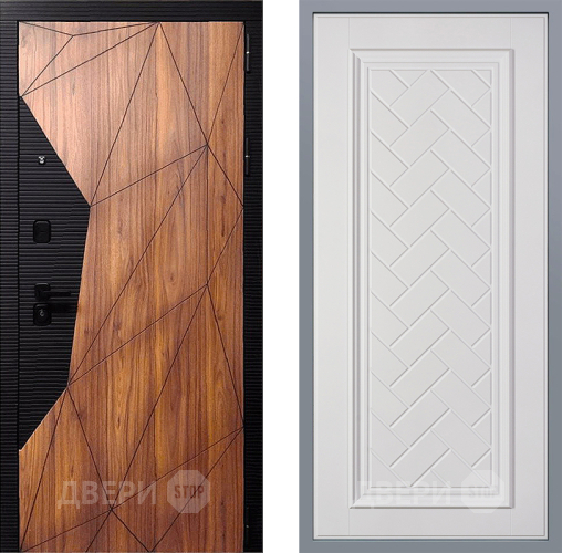 Дверь Заводские двери Морра Упра Белый софт в Рузе