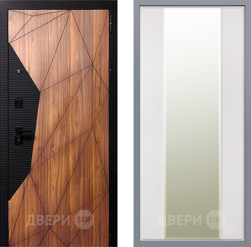 Дверь Заводские двери Морра Зеркало Макси Белый матовый в Рузе