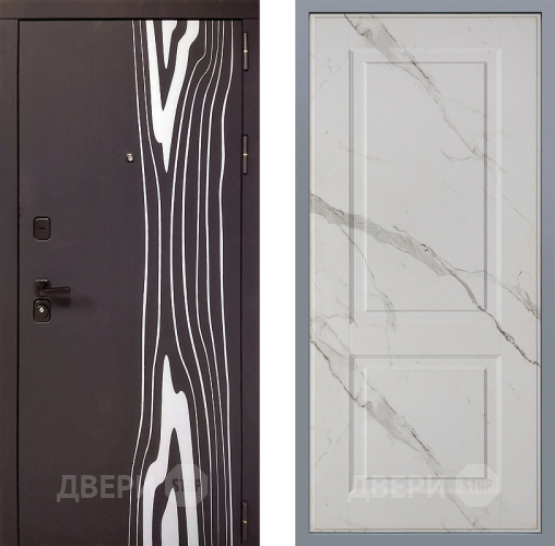 Дверь Заводские двери Леванте Доррен Мрамор белый в Рузе