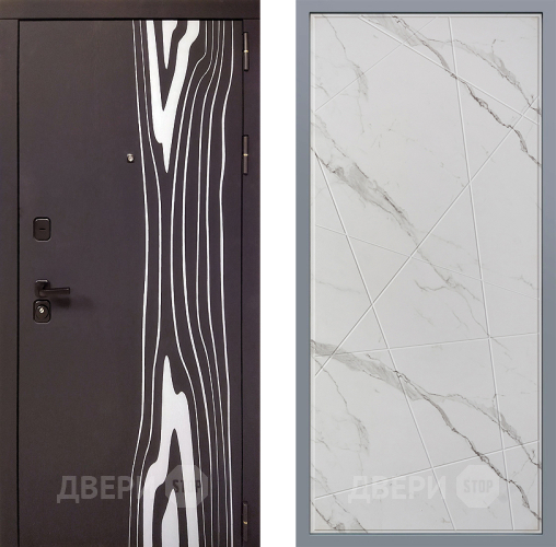 Дверь Заводские двери Леванте Флитта Мрамор белый в Рузе