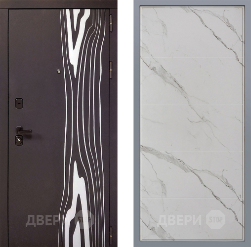 Дверь Заводские двери Леванте Тривия Мрамор белый в Рузе