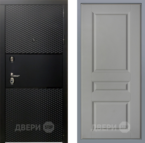 Дверь Заводские двери Тефлон Стокгольм Грей софт в Рузе