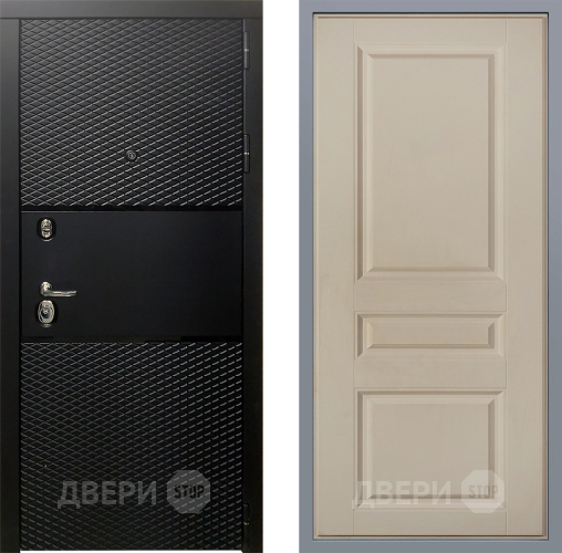 Дверь Заводские двери Тефлон Стокгольм Шампань в Рузе