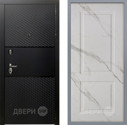 Дверь Заводские двери Тефлон Доррен Мрамор белый в Рузе