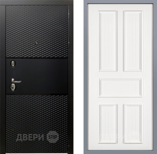 Дверь Заводские двери Тефлон Уругвай Белый софт в Рузе