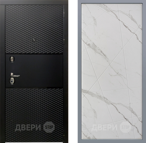 Дверь Заводские двери Тефлон Флитта Мрамор белый в Рузе