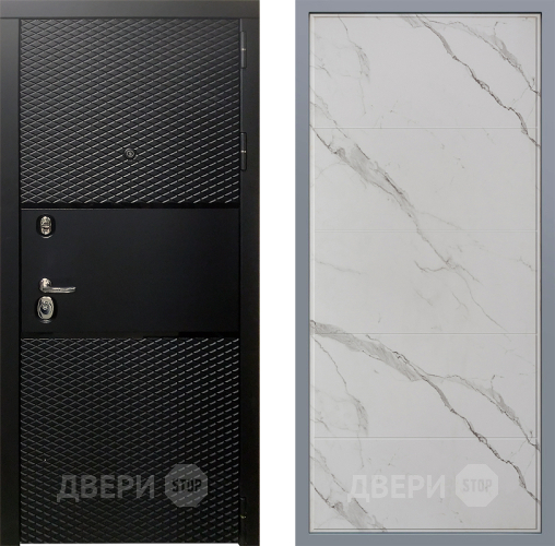 Дверь Заводские двери Тефлон Тривия Мрамор белый в Рузе