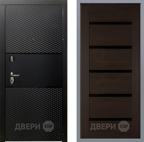 Дверь Заводские двери Тефлон СБ-1 орех тисненый в Рузе