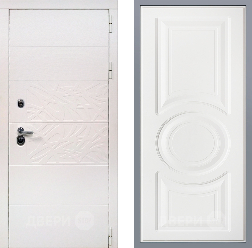 Дверь Заводские двери Дэко Вайт Неаполь Лофт белый в Рузе