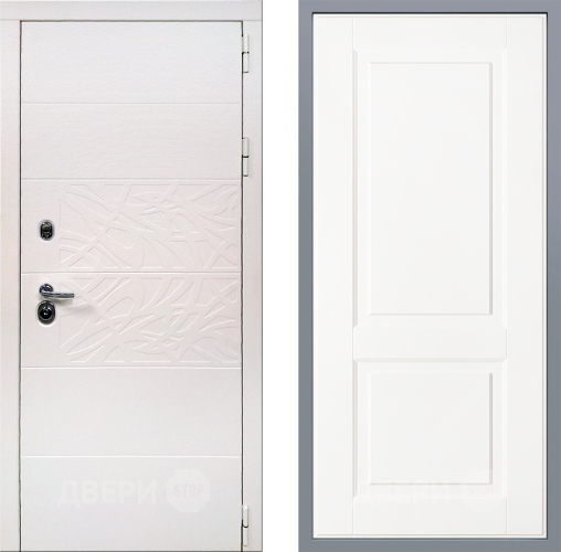 Дверь Заводские двери Дэко Вайт Доррен Белый софт в Рузе
