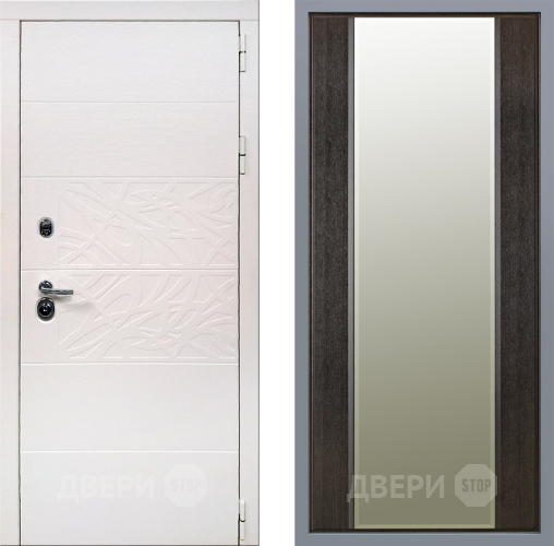 Дверь Заводские двери Дэко Вайт Зеркало Макси Венге в Рузе