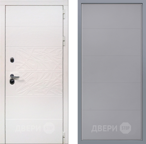 Дверь Заводские двери Дэко Вайт Тривия Грей софт в Рузе